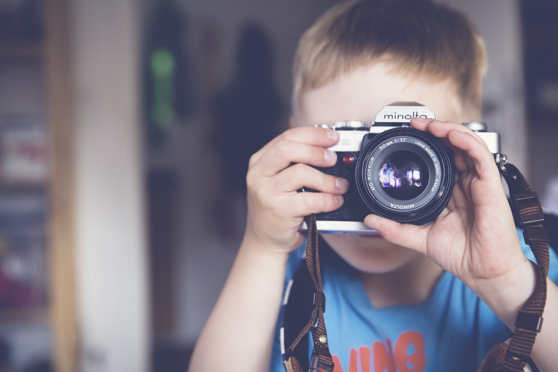 Back to School, Photos, Student ID, Kid Taking Picture, Camera, Boy