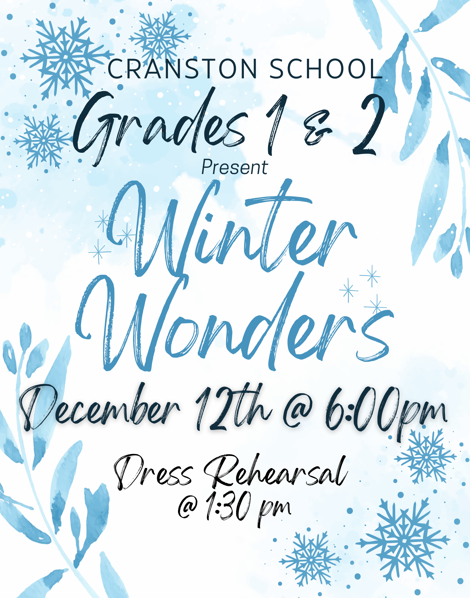 Grade 1 2 Concert Flyer 2024